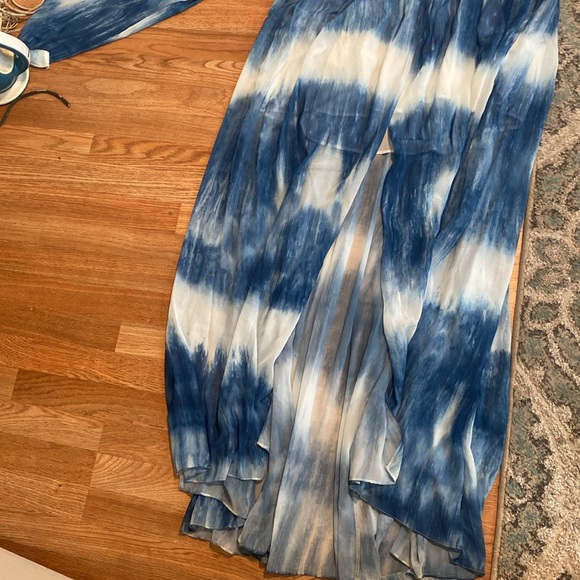 Blue Ombré Maxi Dress - Picture 7 of 8